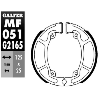 zapatas de freno galfer mf051g2165