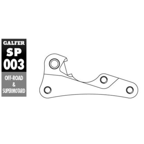 soporte de pinza galfer para disco 260mm honda sp003