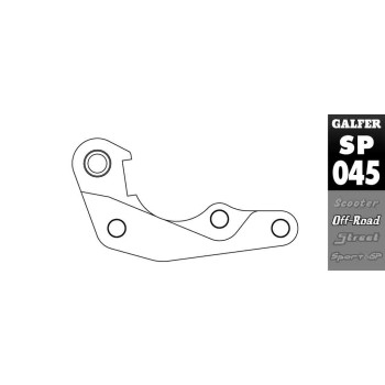 soporte de pinza galfer sp045 para honda crf disco delantero 270 mm 2015 2018