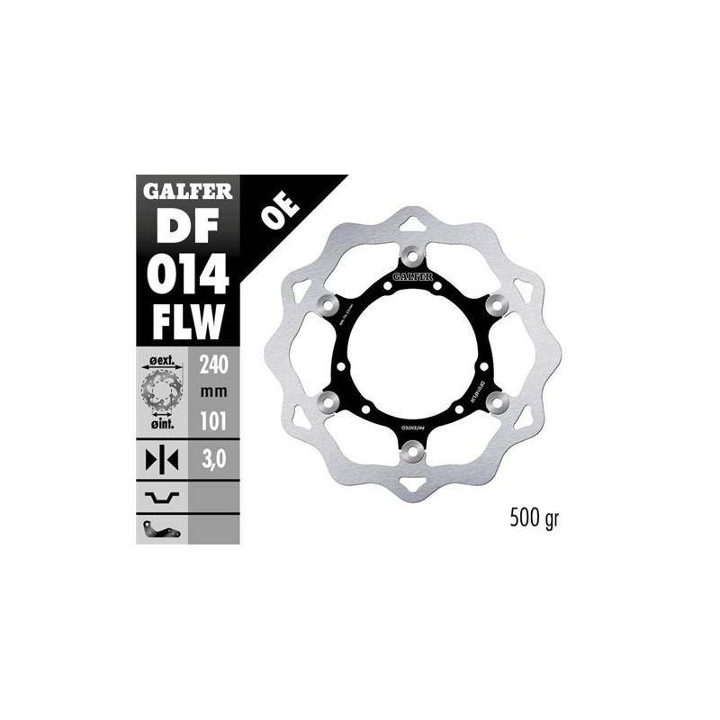 disco freno moto galfer wave flotante 240x3mm df01