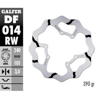 disco freno moto galder wave fijo 270x3mm df014rw
