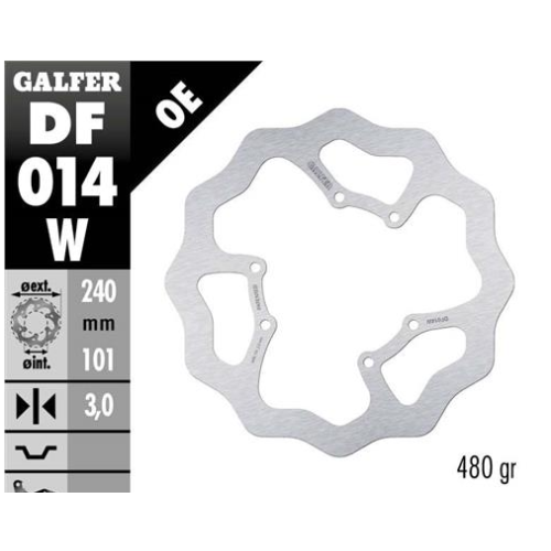 disco freno moto galfer wave fijo 270x3mm df014w