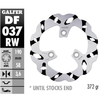 disco freno moto galfer wave fijo 190x3 6mm df037r