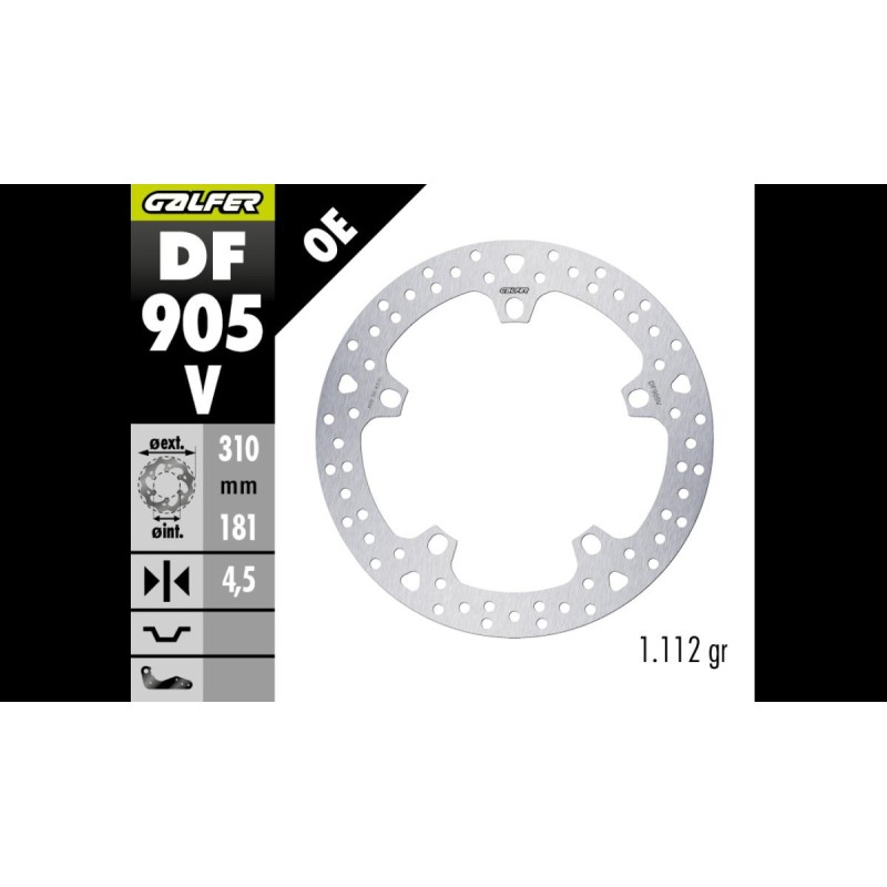 disco de freno delantero bmw r 1300gs df905w