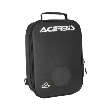 bolsa para gafas acerbis 0027572 090 negra para 4 mascaras off road