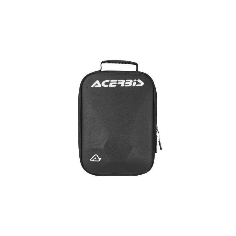 bolsa para gafas acerbis 0027572 090 negra para 4 mascaras off road