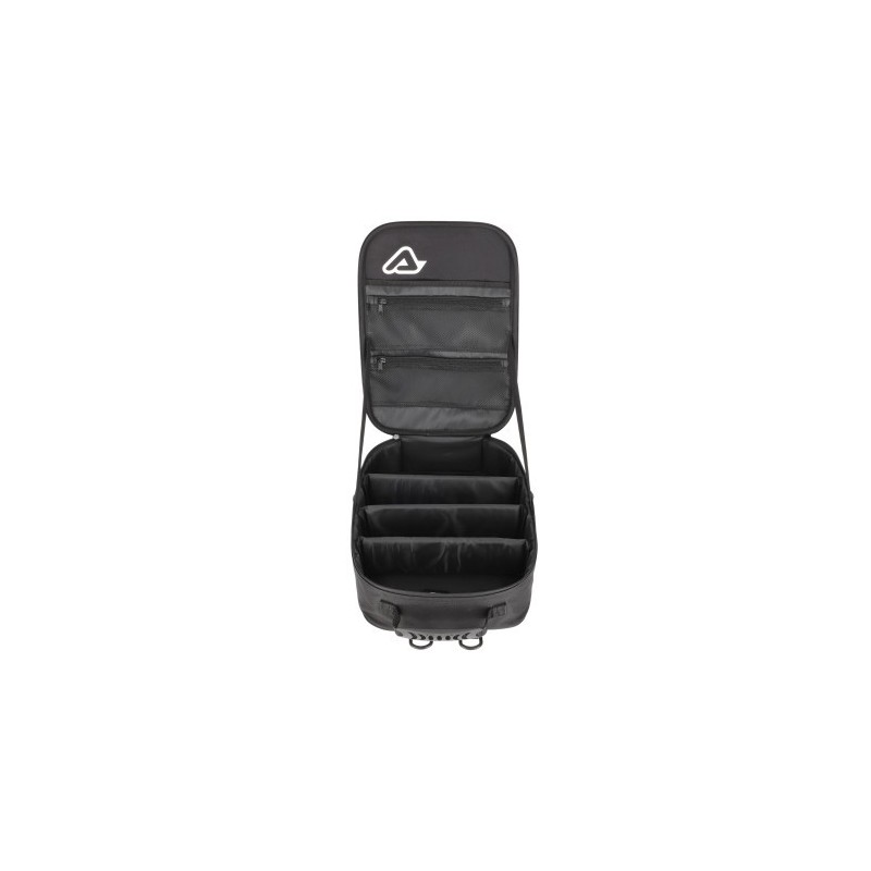 bolsa para gafas acerbis 0027572 090 negra para 4 mascaras off road