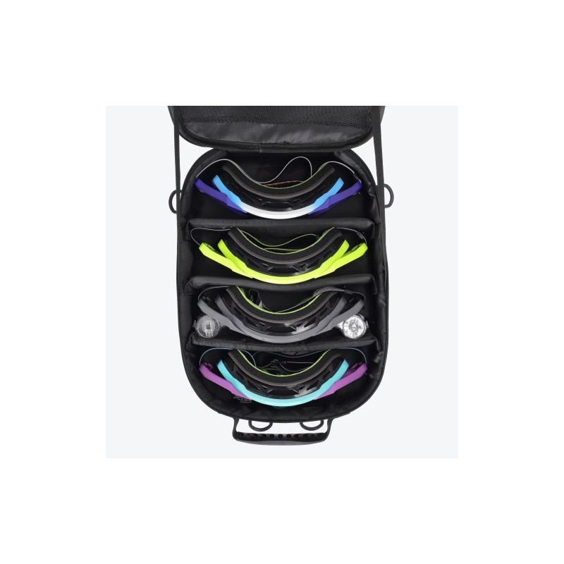 bolsa para gafas acerbis 0027572 090 negra para 4 mascaras off road