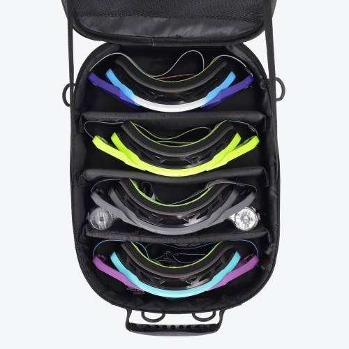 bolsa para gafas acerbis 0027572 090 negra para 4 mascaras off road