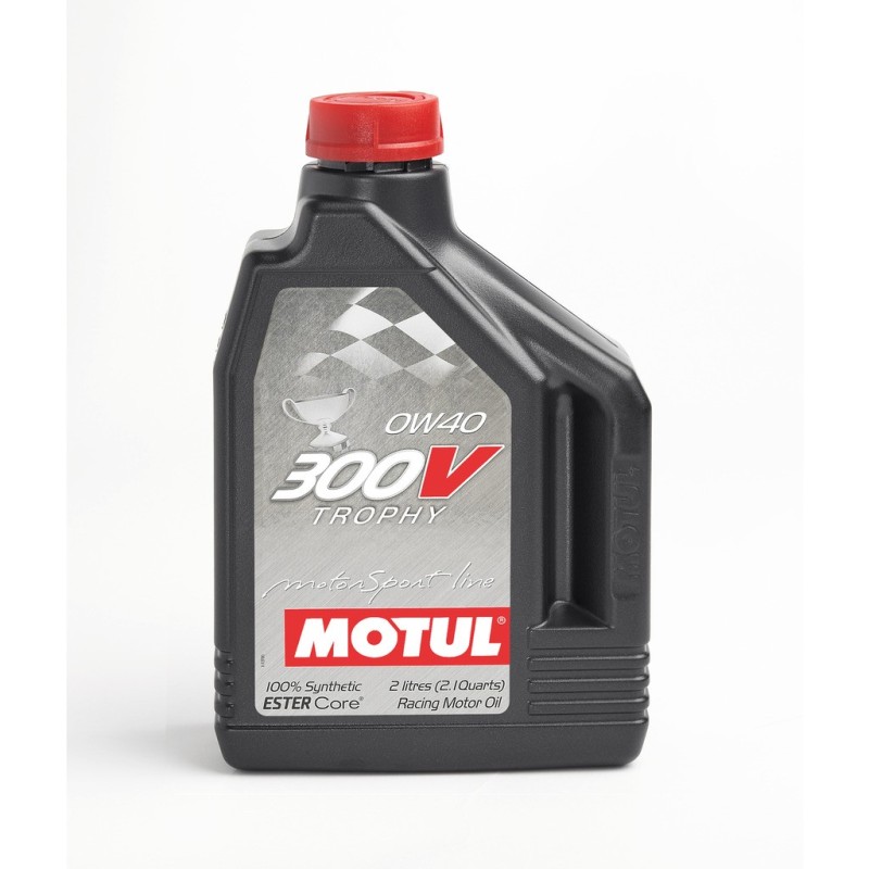 aceite de motor motul 300v trophy 0w40 ap 104240 sintetico competicion 2l