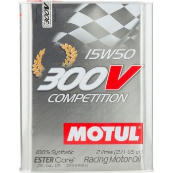aceite de motor motul 300v competition 15w50 104244 competicion 2l
