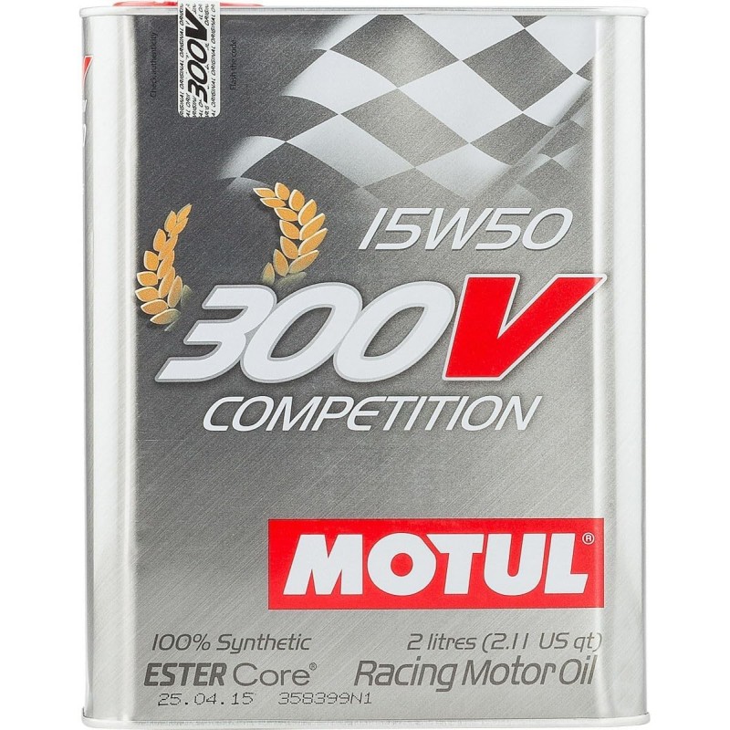 aceite de motor motul 300v competition 15w50 104244 competicion 2l
