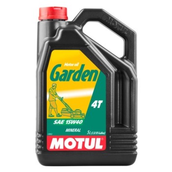 aceite para maquinaria de jardineria motul garden 15w40 4t 101312 5l