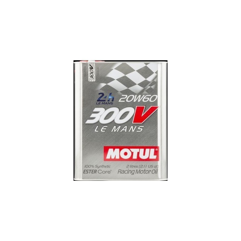 aceite de motor motul 300v le mans 20w60 104245 competicion 2l