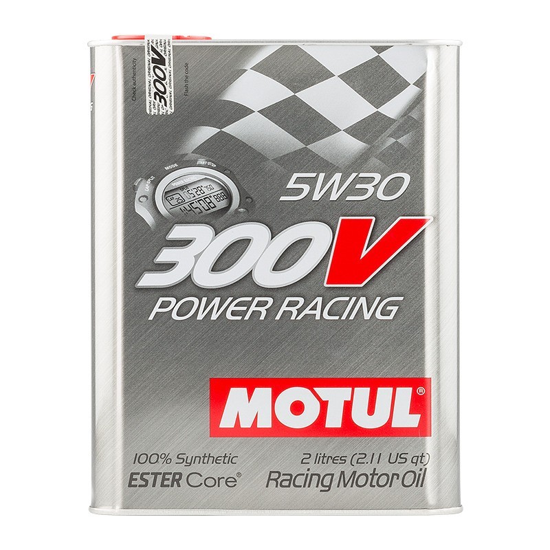 aceite de motor motul 300v power racing 5w30 104241 competicion 2l