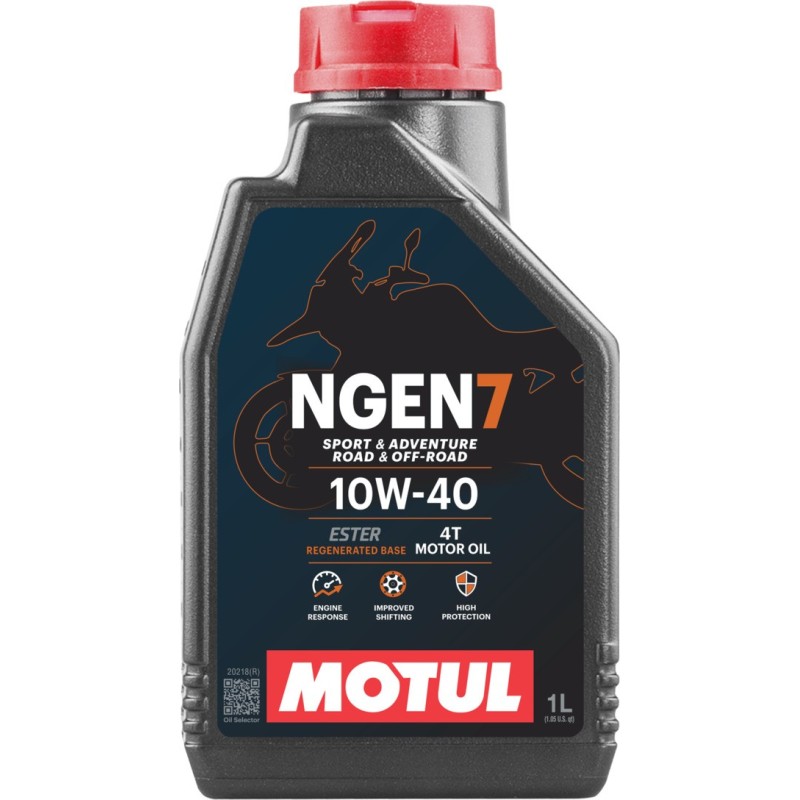 aceite para moto 4t motul ngen 7 111835 sae 10w 40 1 l
