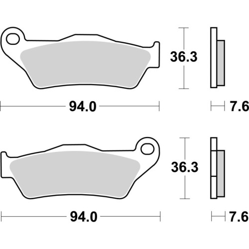 pastillas de freno moto brembo genuinas 07001
