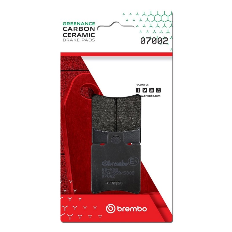 pastillas de freno moto brembo genuinas 07002