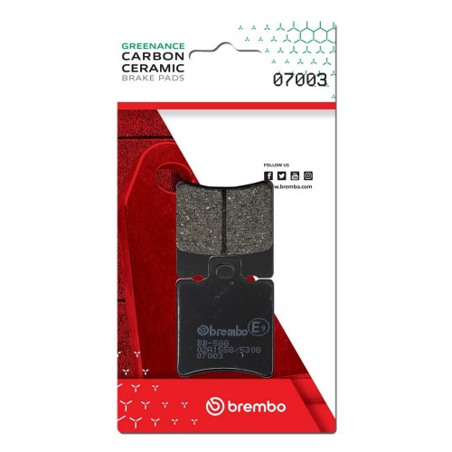 pastillas de freno moto brembo genuinas 07003