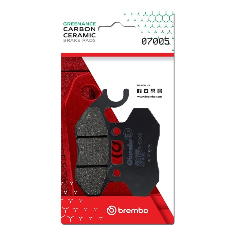 pastillas de freno moto brembo genuinas 07005