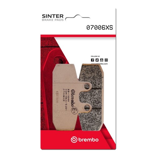 pastillas de freno moto brembo sinterizadas 07006xs