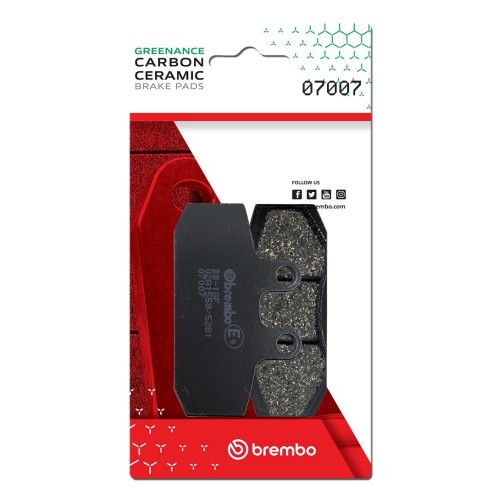 pastillas de freno moto brembo genuinas 07007