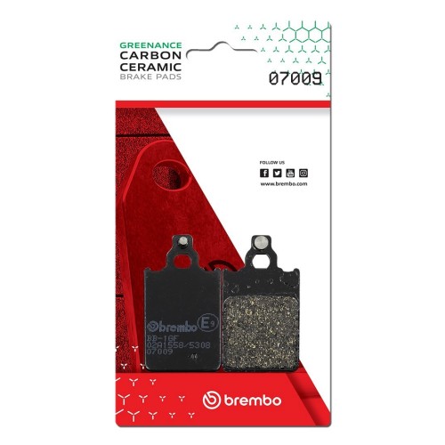 pastillas de freno moto brembo genuinas 07009
