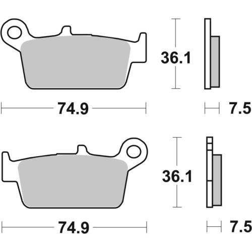 pastillas de freno moto brembo genuinas 07010