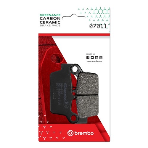 pastillas de freno moto brembo genuinas 07011