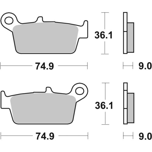pastillas de freno moto brembo genuinas 07011