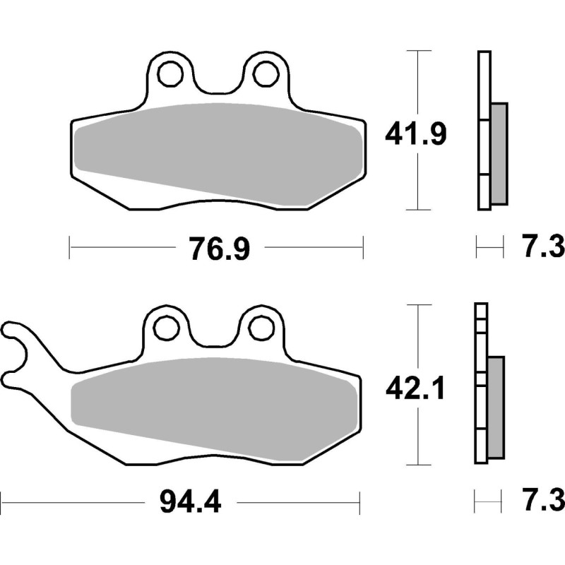 pastillas de freno moto brembo genuinas 07012