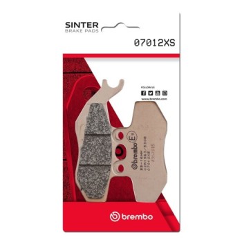 pastillas de freno moto brembo sinterizadas 07012xs