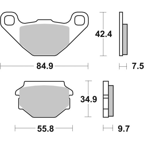 pastillas de freno moto brembo genuinas 07014