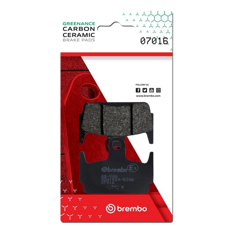pastillas de freno moto brembo genuinas 07016