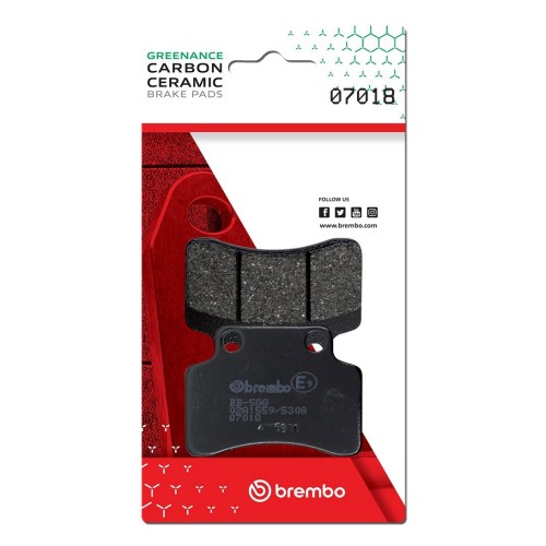 pastillas de freno moto brembo genuinas 07018