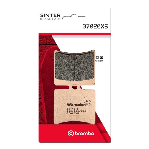 pastillas de freno moto brembo sinterizadas 07020xs
