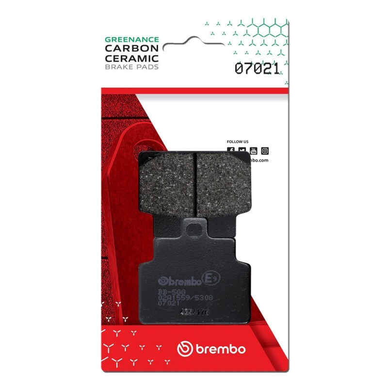 pastillas de freno moto brembo genuinas 07021