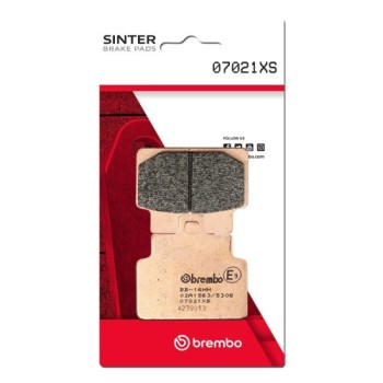 pastillas de freno moto brembo sinterizadas 07021xs