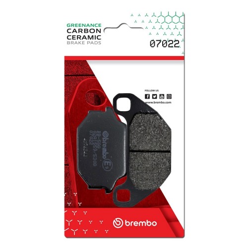 pastillas de freno moto brembo genuinas 07022
