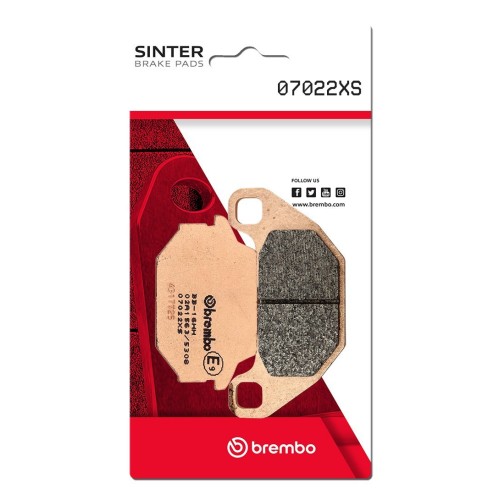 pastillas de freno moto brembo sinterizadas 07022xs