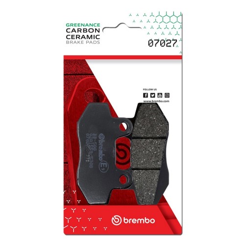 pastillas de freno moto brembo genuinas 07027