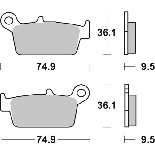 pastillas de freno moto brembo genuinas 07028