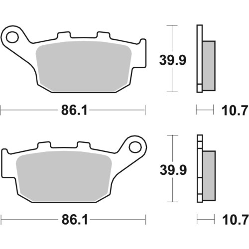 pastillas de freno moto brembo genuinas 07029