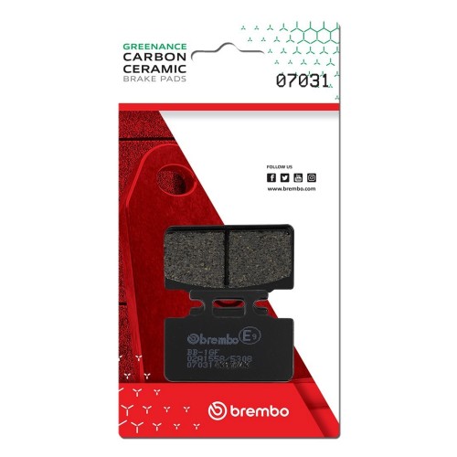 pastillas de freno moto brembo genuinas 07031