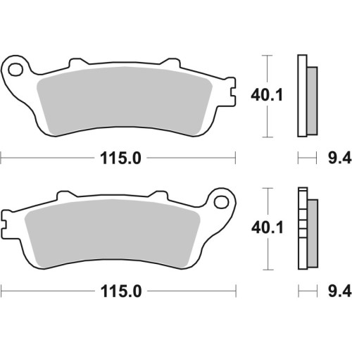pastillas de freno moto brembo genuinas 07034