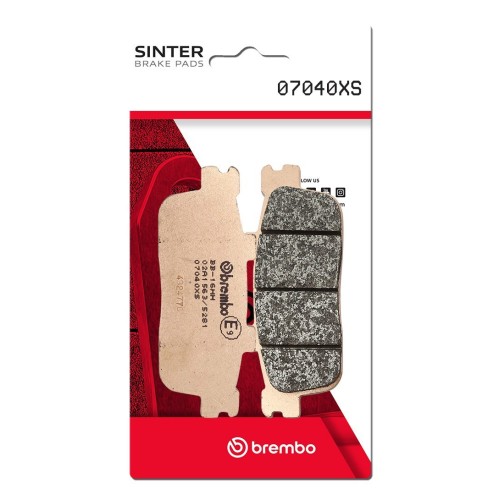 pastillas de freno moto brembo sinterizadas 07040xs