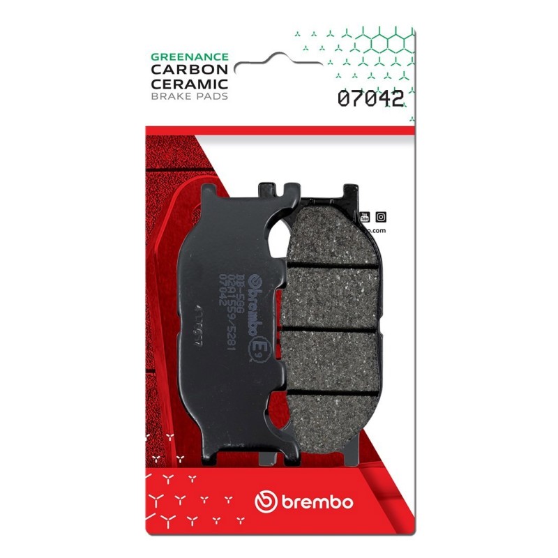 pastillas de freno moto brembo genuinas 07042