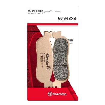 pastillas de freno moto brembo sinterizadas 07043xs
