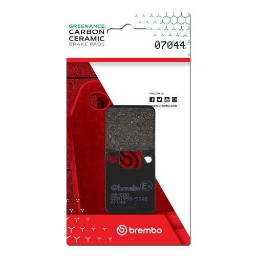 pastillas de freno moto brembo genuinas 07044