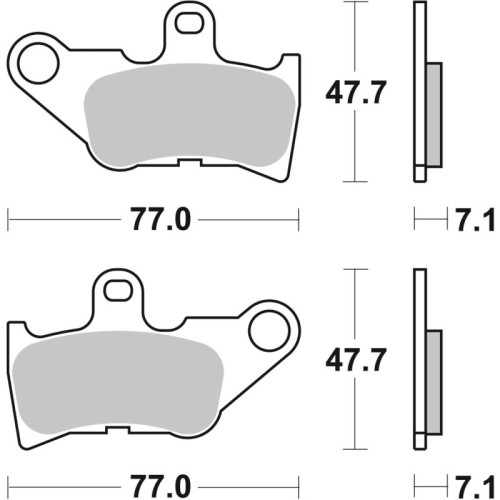 pastillas de freno moto brembo genuinas 07046